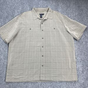 5.11 Tactical Classic Covert Shirt Mens 2XL Beige Plaid Conceal Carry